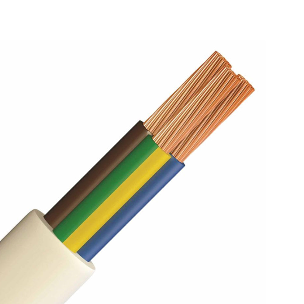 3 Core Heat Resistant Cable 1.5mm (sold per metre)