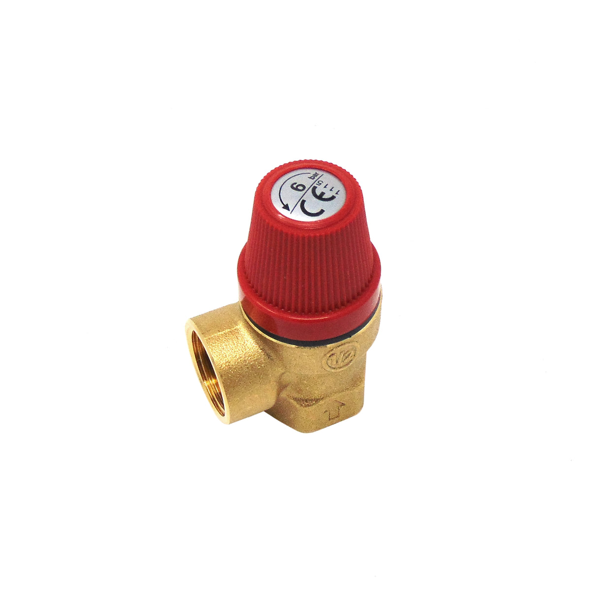 6 Bar Pressure Relief Valve 1/2" BSP Female x 1/2" BSP Female
