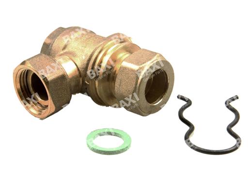Baxi Tap Valve-15mm Mains Cold Pipe 720543301