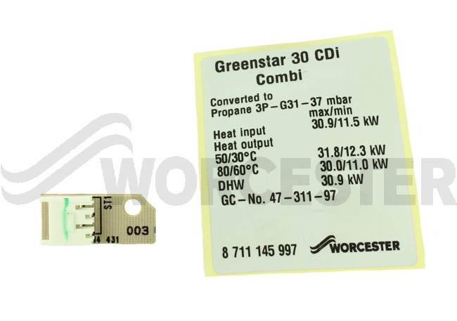 Worcester Gas Conversion Kit Nat Gas To LPG 7719002725