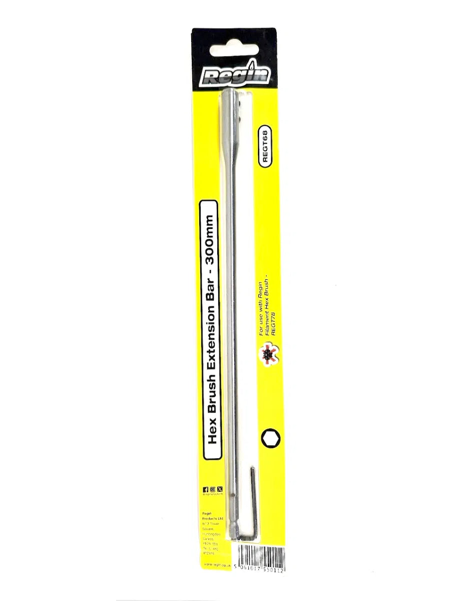 Regin Extension Drill Bar (For T78 Hex Brush) 300mm REGT68