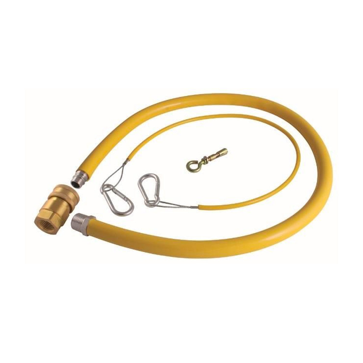 Caterflex Gas Hose 1/2" x 1M Long Yellow