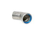 Ideal Elbow 45 Deg 50mm Aluminium 173567