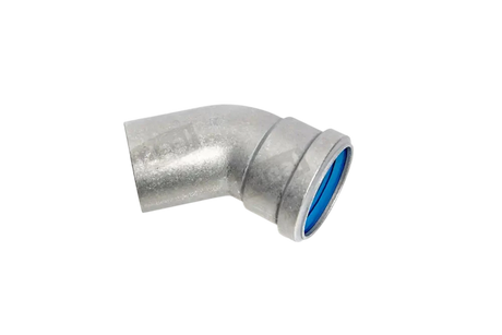 Ideal Elbow 45 Deg 50mm Aluminium 173567