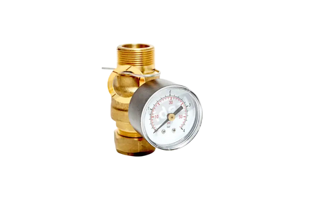 Ideal Ideal Gauge Pack c/w 22mm Valve 174559