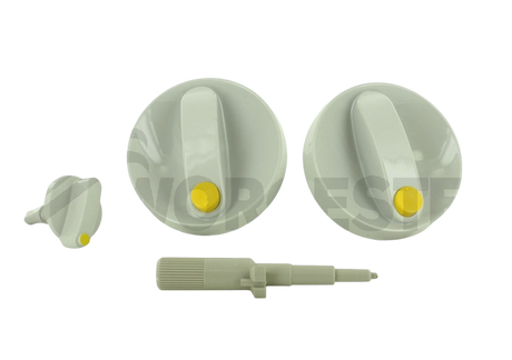 Worcester Rotary Handles Light Grey 87120001040