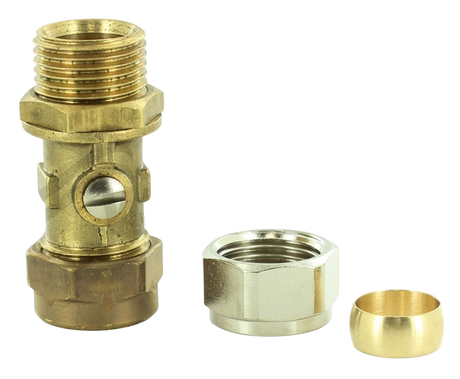 Worcester Isolator Valve 15mm One c/w Nut 87161424180