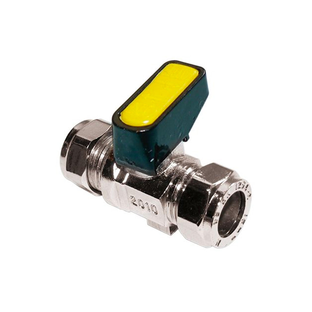 Chrome Mini Lever Valve 10mm x 10mm