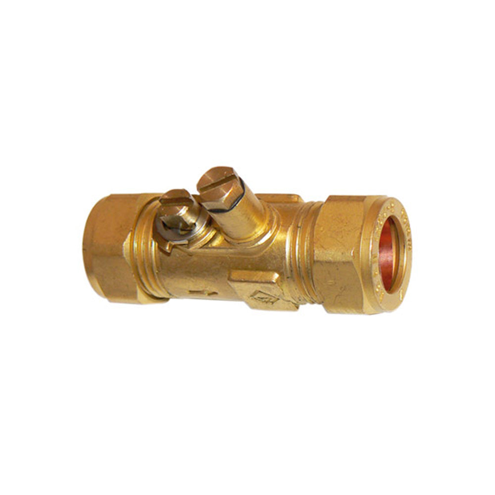 MGT Gas Test Ball Valve 15mm Compression