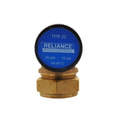 Reliance Pressure & Temperature Relief Valve 90 Degree 22mm x 3/4" 10 Bar