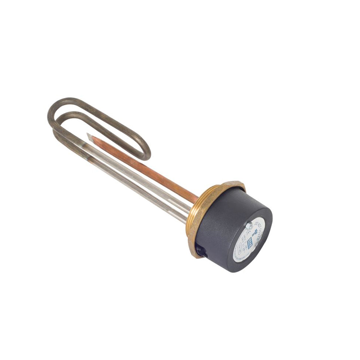 Incoloy 11" Immersion Heater & Thermostat Copper Pocket