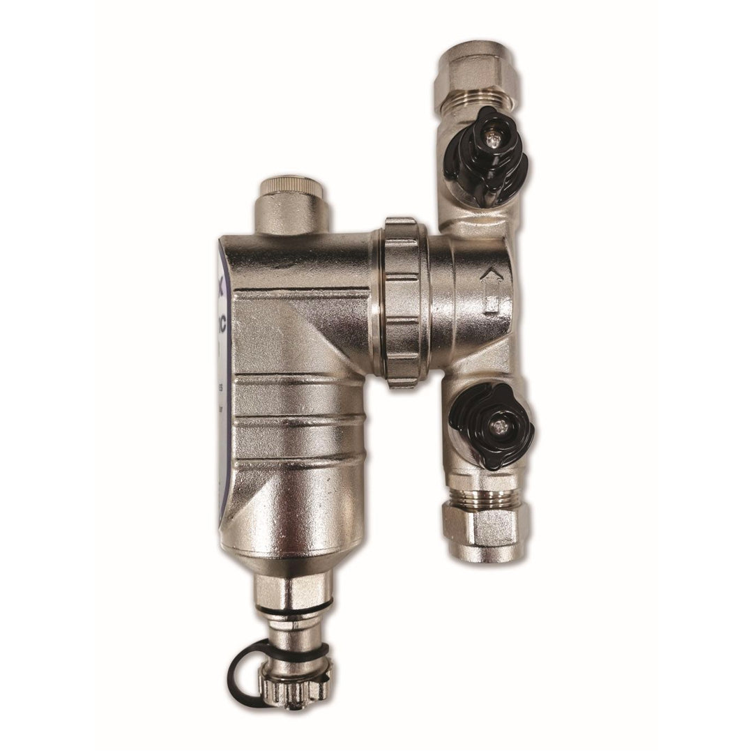 Onyx 22mm Brass Magnetic Filter with Valves