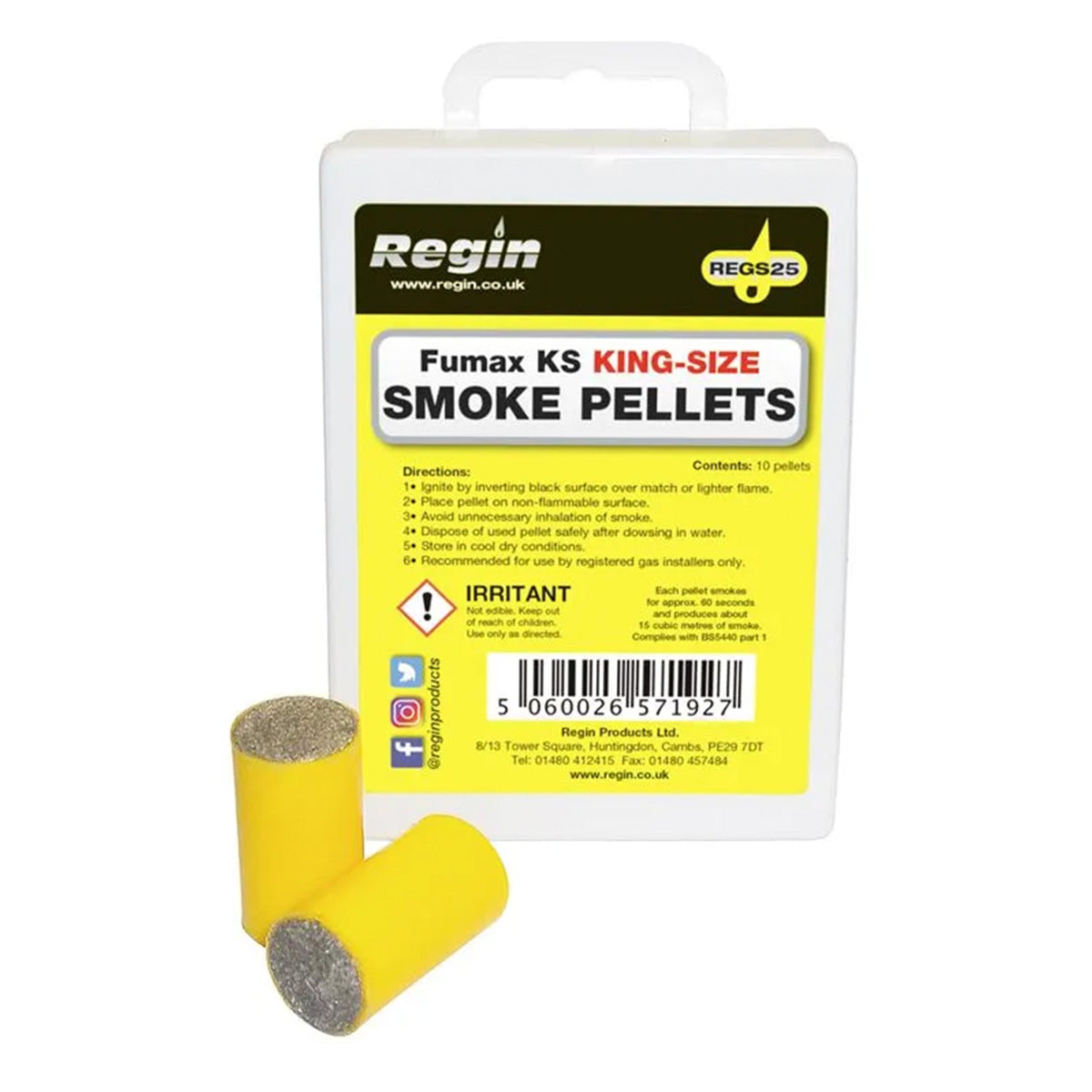 Regin Fumax Kingsize Smoke Pellets (pack of 10) REGS25