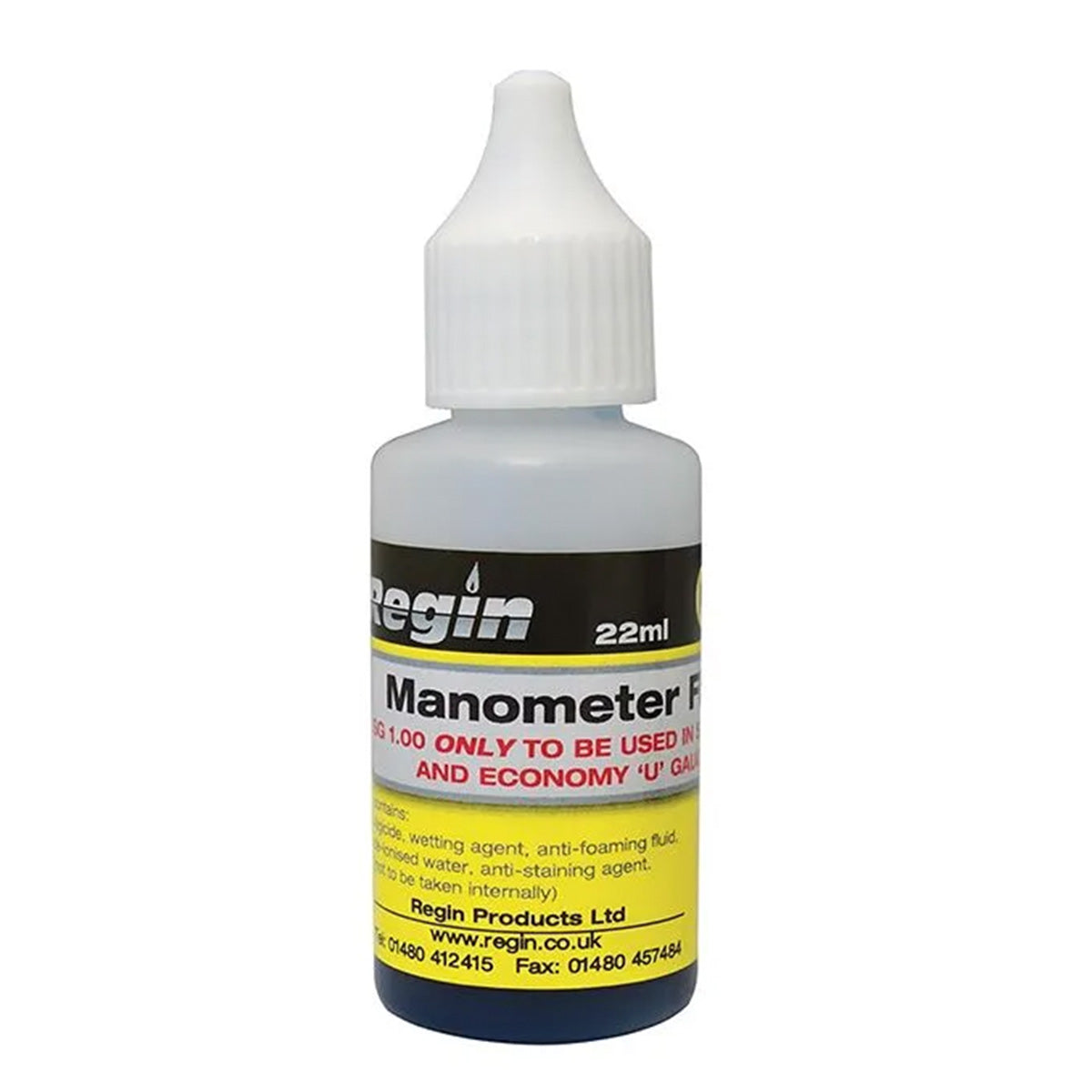 Regin Manometer Fluid - s.g.1.00 22ml REGU45